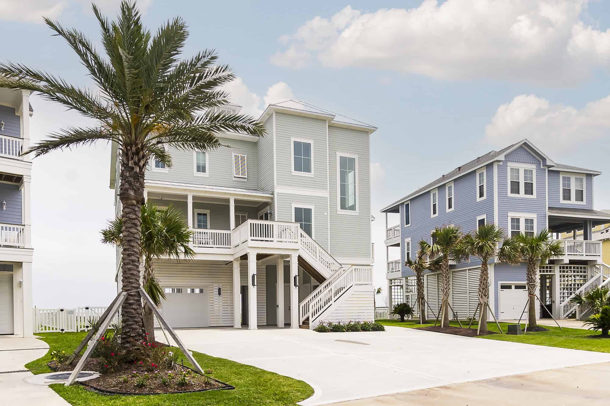 Custom home built in Galveston