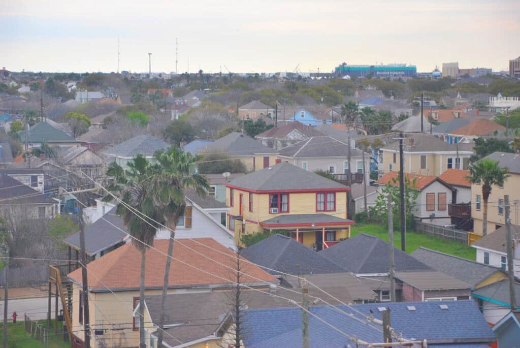 a,birds,eye,view,of,galveston,,texas.