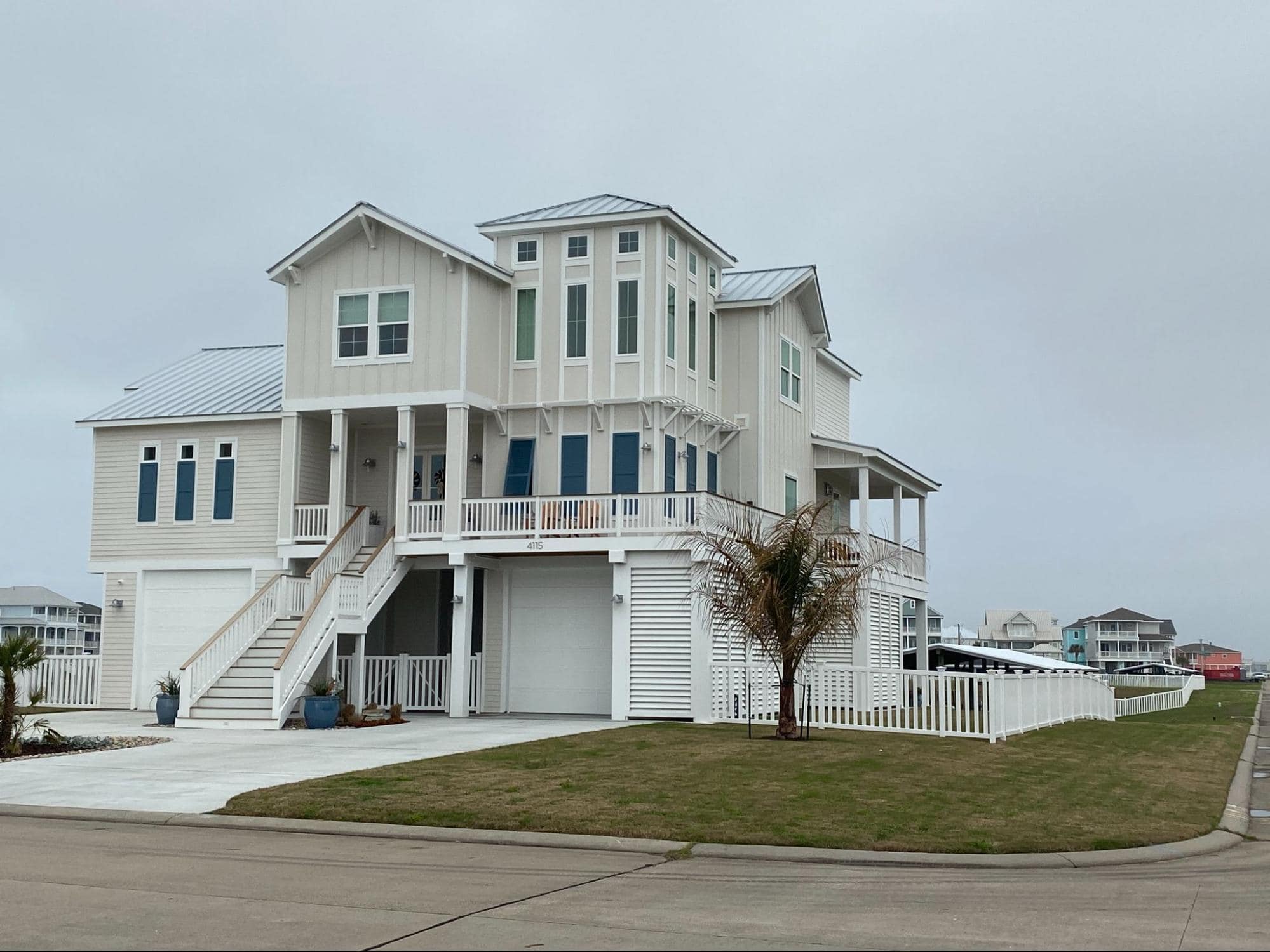 coastal construction and designed house