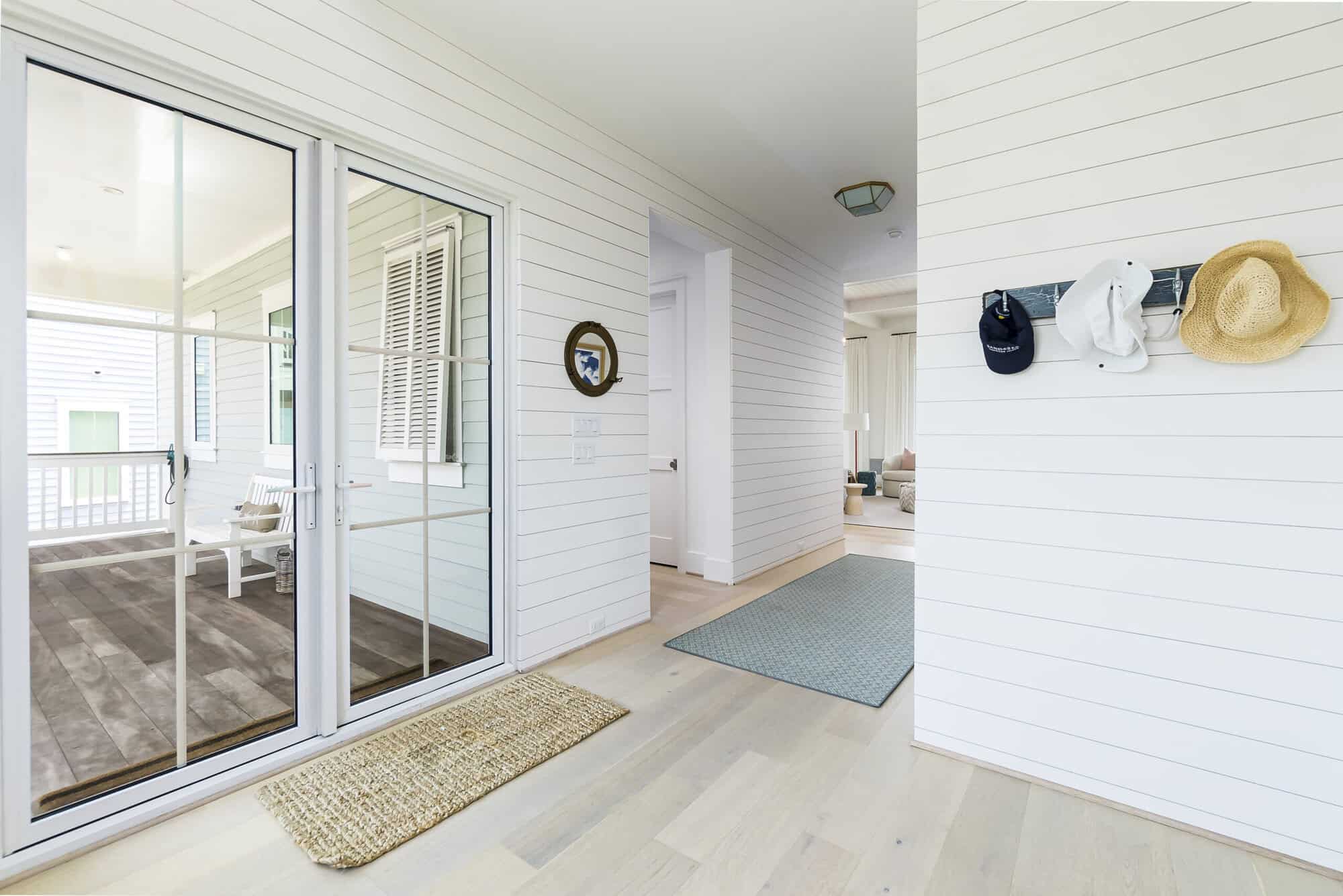 pointe west entry hall deck hooks